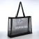 Household bag without fastening, black color