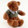 Soft toy "Bear" in a jacket, 50 cm, brown color