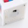 Snowman lamp, white 12.5 x 5.7 cm