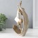 Polystone souvenir "Eluck" bronze, sand-white 17.5x7.5x29 cm