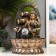 The desktop fountain from the network, Lakshmi backlight in the arch with waterfall 40x27x27 cm