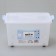Storage container with a lid Ricco, 35 l, 50 × 31 × 28 cm, on wheels, color transparent