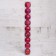 Set of balls plastic D-8 cm, 9 pcs "Triumph of the asterisk" red