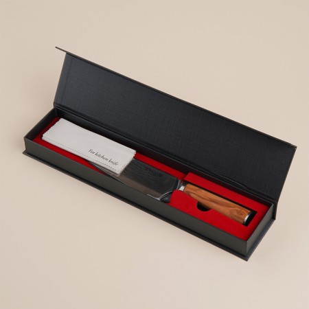 Koty Kitchen Sl Home "Olivia", chef, blade 22.86 cm, brown color-6