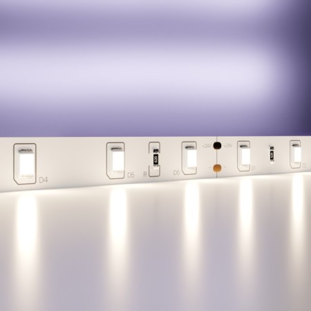 LED tape Maytoni, 24V, IP20, 2835, 4.8W/m, 4000k, 5 m, monochrome glow
