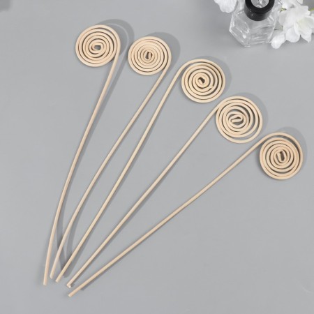 Froll for aromadiffusor from rattan "Spiral in the form of a shell" natural 29 cm