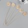 Froll for aromadiffusor from rattan "Spiral in the form of a shell" natural 29 cm