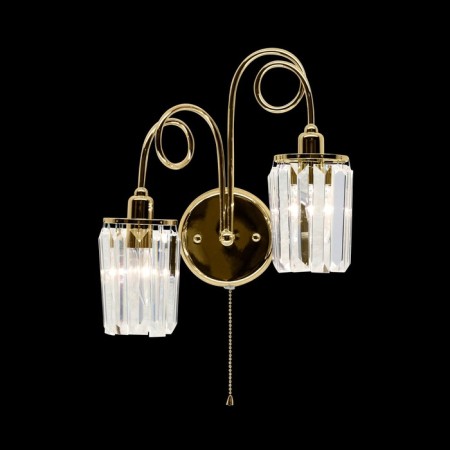 Bra CL330322 "Cindy", 2x60W E14, gold 17x38x40 cm-1