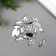 Decor for creativity Plastic "Rhinestial rhinestones. Transparent" (set 25 pcs) 1.8x0.9 cm