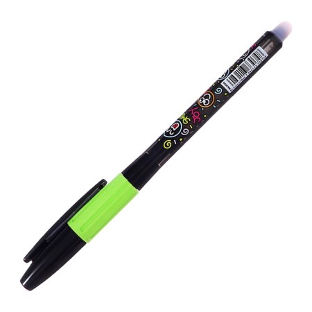 Gel handle washed by BIC Gelocity Illusion, node 0.7 mm, black ink, price for 1 pcs-8