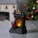 LED figure "fireplace" 13 × 9 × 6 cm, polystone, AAAX2 batteries (not in the kit), glow warm white