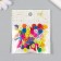 A set of buttons plastic "Color button" MIX NR 100 pcs 11.2x1.5x7 cm
