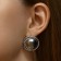 Earrings Metal "Aesthetics" Freesia, Color silver