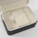Casket to the leatherette for jewelry "Bow" White-Cherry 17x23.5x10 cm