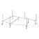 The frame for the asymmetric bath Santek "Mallorca" XL 160x95 cm, left and right