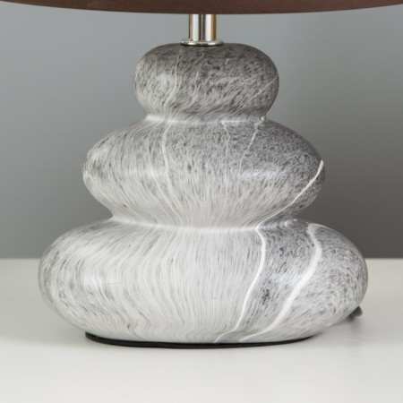 Staine table lamp E14 40W gray-brown 23x23x33 cm Risalux-3