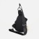 Bag over the shoulder, baby with a toy, black color, 12x7x20 cm