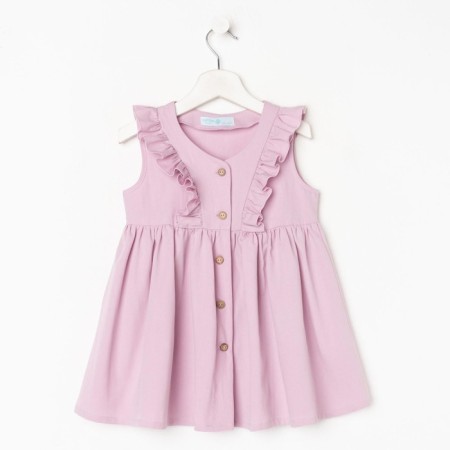 Children's dress on buttons KAFTAN, p. 36 (134-140), lilac-8