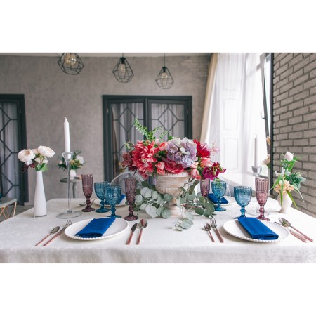 Porcelain dining porcelain Magistro "Tandy", D = 25 cm, white color-6