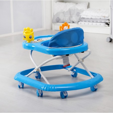 Walks "Sun", 7 wheels, muses. Toys, blue-3