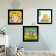 Paspartt frame size 30 × 30 cm, transparent sheet, adhesive tape, black color