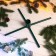 Fir tree stand, d = 50 mm, h = 23 cm, collapsible, metal