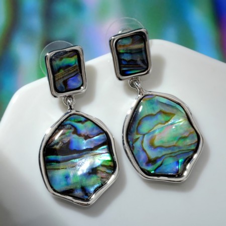 Earrings "Galiotis" Abstract