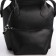 Women's bag with a zipper, with a cosmetic bag, black color