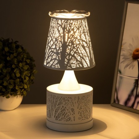 Aroma lace with backlight "Trees" E27 40W+RGB white 13x13x30 cm-2