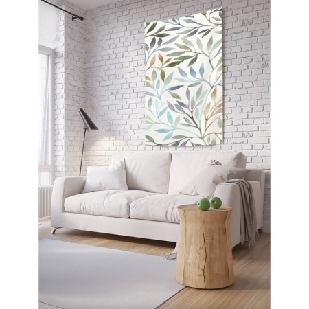 Decorative panel with photo printing "Plant bends", vertical, size 100x150 cm