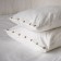 Pillowcase "Boyle", size 50x70 cm, white color, 2 pcs