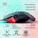 GMNG XM004 Black/Red optical mouse (12800DPI) USB for laptop (8but)