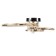 Lentes Caus -3XLED 152W gold 76x60x23 cm Bayerlux