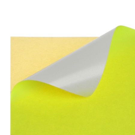 A4 paper, 100 sheets, 80 g/m, self -adhesive, fluorescent, yellow-1