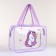 Lightning cosmetic bag, lilac color