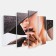 Carty clock is wall-mounted, modular "mysterious girl", silent, 80 x 140 cm