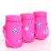 Bag's bag with lightning, stickers mix, raspberry color