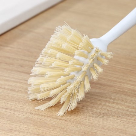 Brush for dishes Meli, 8 × 6.5 × 29 cm, bamboo handle, beige color-8
