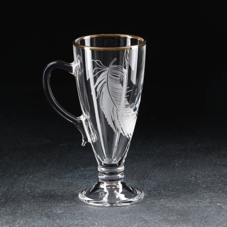 Pen mug, glass, 250 ml