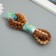 Cord with pompons "coffee" winding 2 m