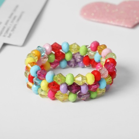 Bracelet-spring children's "chosen" ice floes, three rows, color