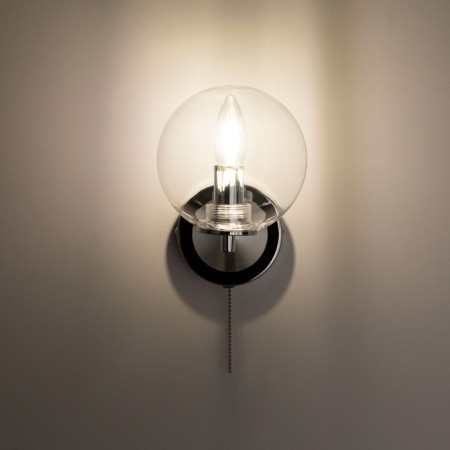 Sconces Citilux "Gallen" CL240311, 15x31 cm, 1x40W, e14, gray color gray-8