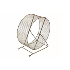 Wheel for rodents metal, mesh, 30 cm, chrome