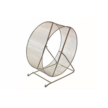 Wheel for rodents metal, mesh, 30 cm, chrome