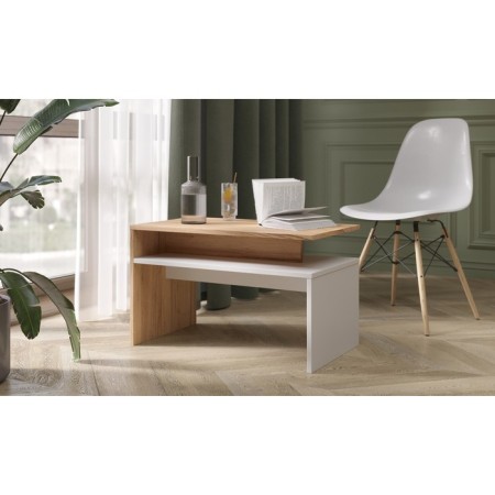 Gouring light table, 700x420x400, oak craft gold/white