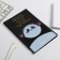 Notebook with black sheets of 15 sheets "Panda", designer cardboard, tinted paper 21 x 14 cm