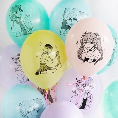 Shar Latex 14 "Anime", set of 50 pcs.-1