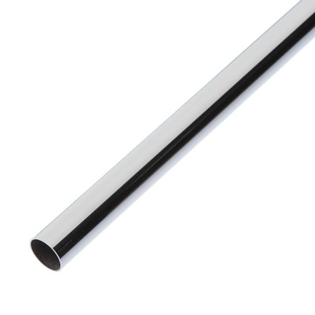 Pipe, 3 m, d = 16 mm, steel 0.7mm, chromium color