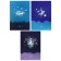 A4 notebook, 96 sheets in a cage on a clip of "A little magic", covered cardboard, lamination softTouch, stamping holographic foil, mix