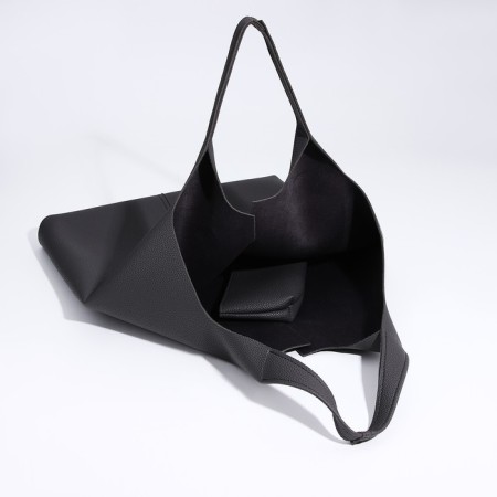 Female bag Textura, chover, large size, color gray color-5